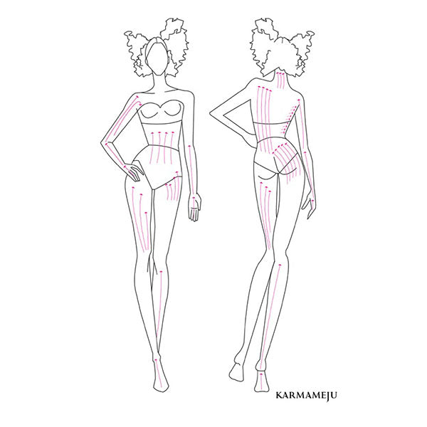 BUFF Long Handle kropsbørste - Natural